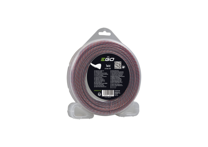 FILO RITORTO SILENZIATO DA 75 M E 2,4 MM (ARANCIO/VERDE) Ego AL2475T