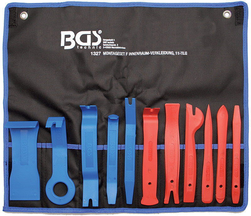 SET 11 PEZZI, PER RIVESTIMENTI INTERNI AUTOMOBILI BGS1327