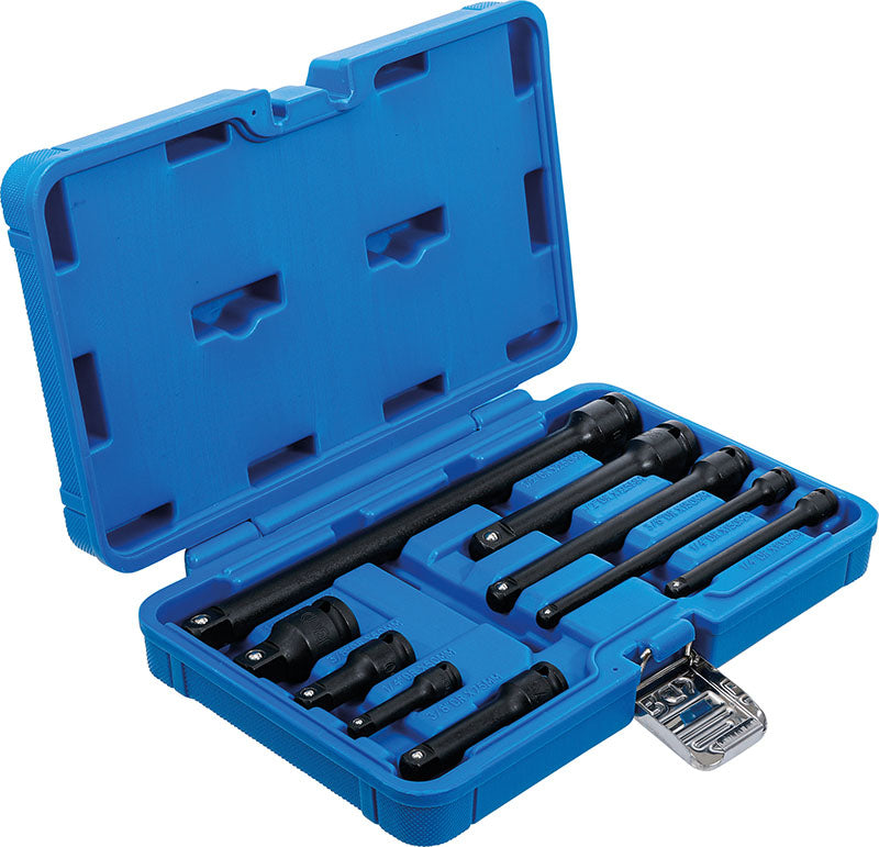 SET 9 PEZZI, PROLUNGHE IMPACT,1/4" - 3/8" - 1/2" BGS25145