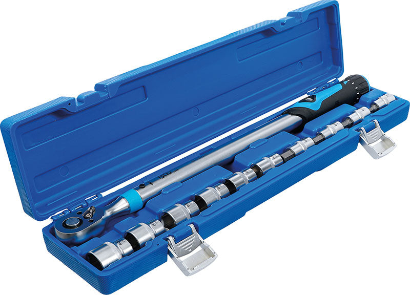 SET 11 PEZZI, CHIAVE DINAMOMETRICA,ATT. 1/2”, 40 - 200 NM BGS2865