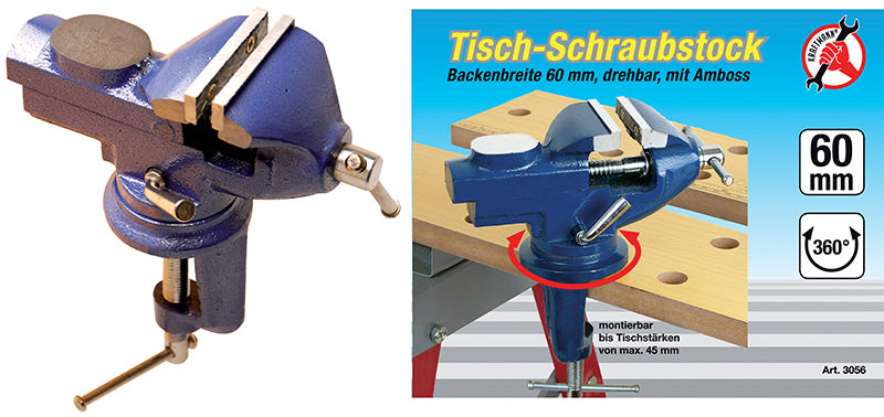 MORSA PARALL. BANCOGANASCE L.60MM C/MORSETTO BGS3056