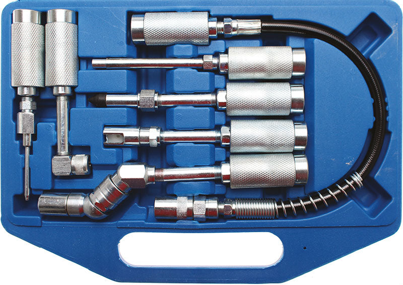 KIT ACCESSORI PER PISTOLA PER INGRASSAGGIO DA 7 PEZZI BGS3142