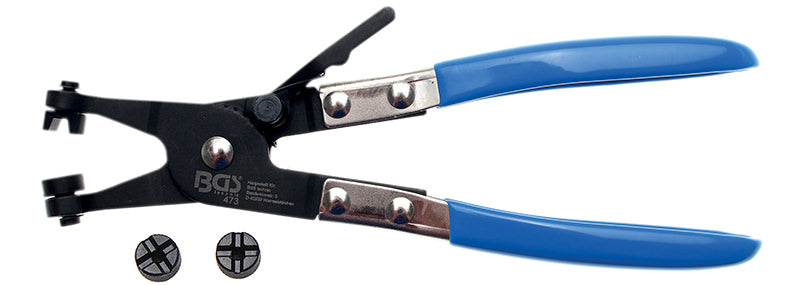 PINZE A CRICCHETTO PER FASCETTE TUBI, LUNGHEZZA 200 MM BGS473