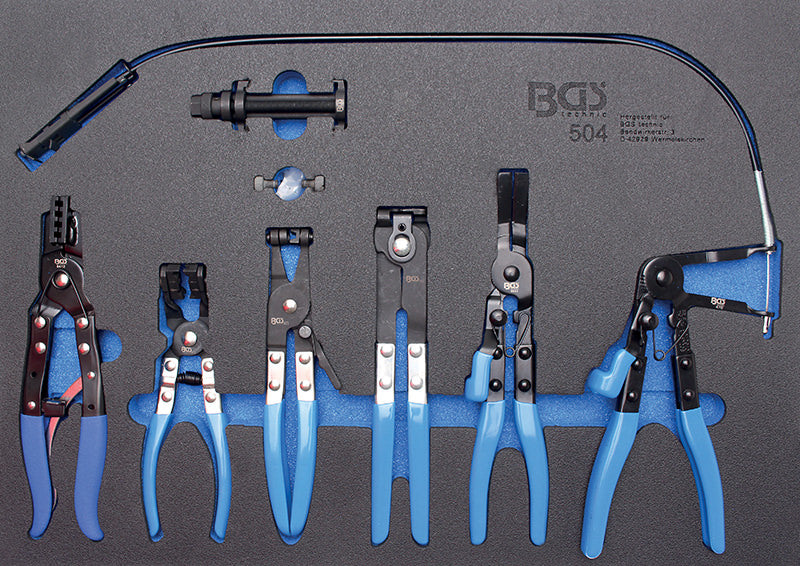 MODULO PER CARRELLO CON FASCETTE PER TUBI BGS504