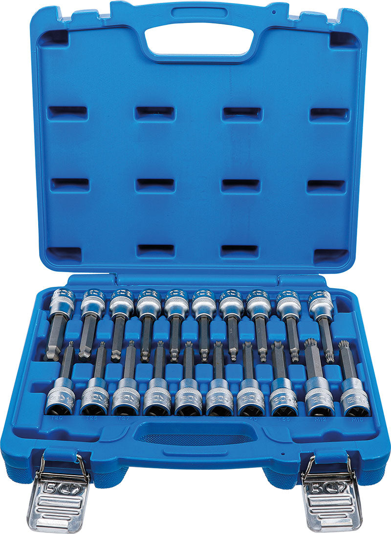 SET 20 PEZZI, CHIAVI A BUSSOLA MASCHIO CON TESTA SFERICA, ESAGONALI, TORX, XZN BGS5170