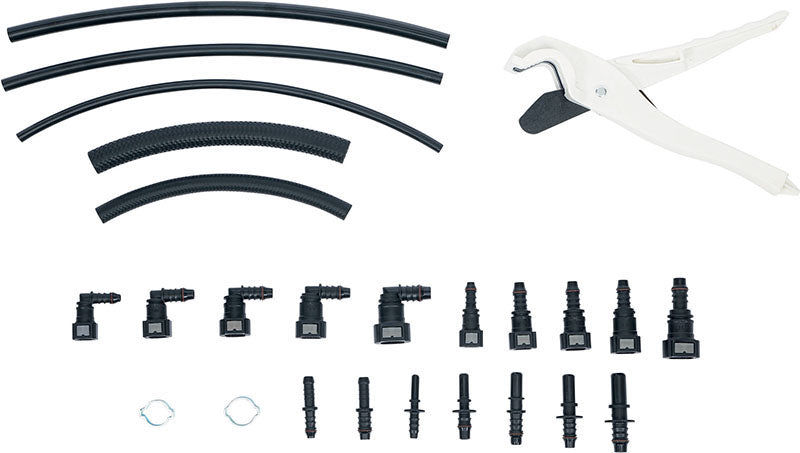 ASSORTIMENTO 95 PEZZI, TUBI E CONNETTORI DEL CARBURANTE, IN PLASTICA Bgs BGS6776