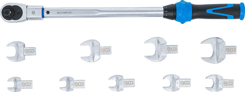 SET 11 PEZZI, CHIAVE DINAMOMETRICA ATT. 1/2”, 40 - 210 NM E ACCESSORI BGS7193