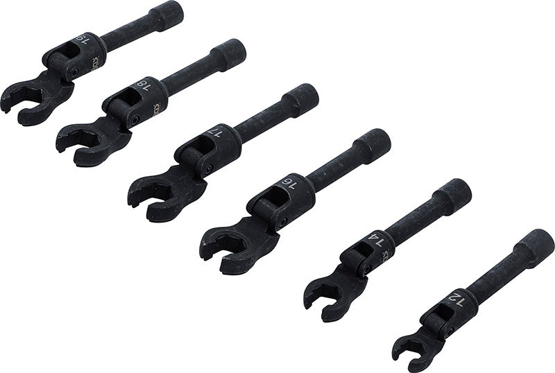 SET 6 PEZZI, CHIAVI A ZAMPA DI GALLO SNODATE, ATTACCO 3/8" BGS74302