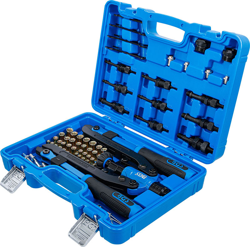 SET RIVETTATRICE, BRACCIO LUNGO, PER RIVETTI E RIVETTI FILETTATI BGS74579