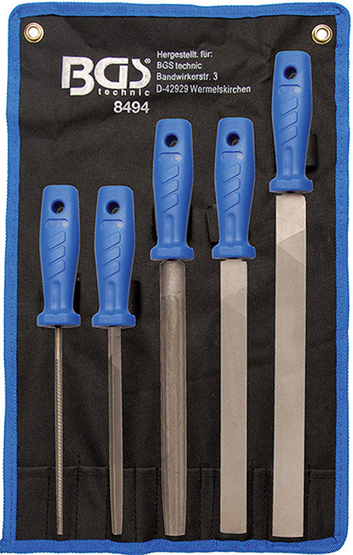 SET 5 PEZZI, LIME CON IMPUGNATURA BGS8494