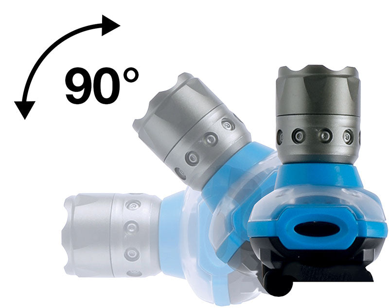 LUCE FRONTALE A LED, CON FASCIO DI LUCE REGOLABILE, 3 W BGS85327