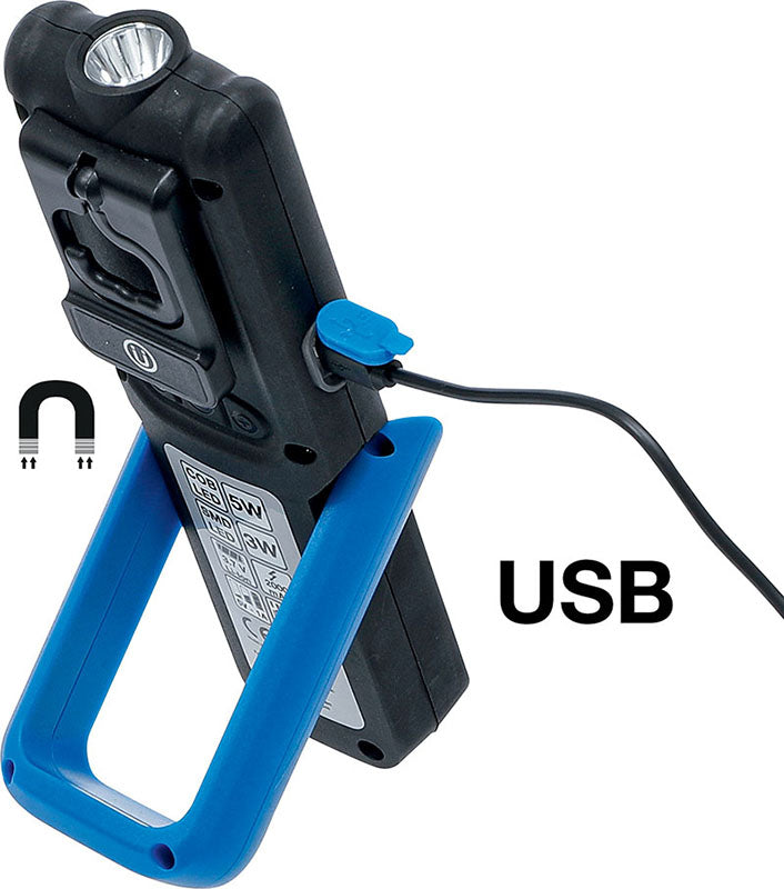 LAMPADA A BATTERIA, COB-LED, 3/5 W BGS85335