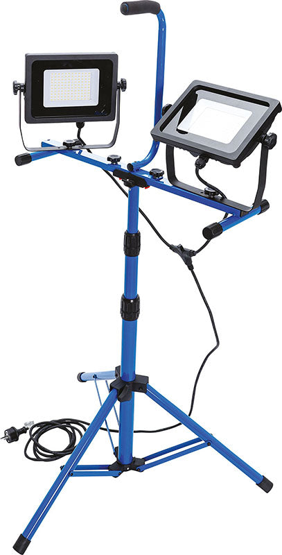 LAMPADE DA LAVORO DUO-SMD-LED, CON TREPPIEDE, 2 X 70 W BGS85338