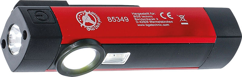 MINI LAMPADA RICARICABILE LED COB+UV BGS85349