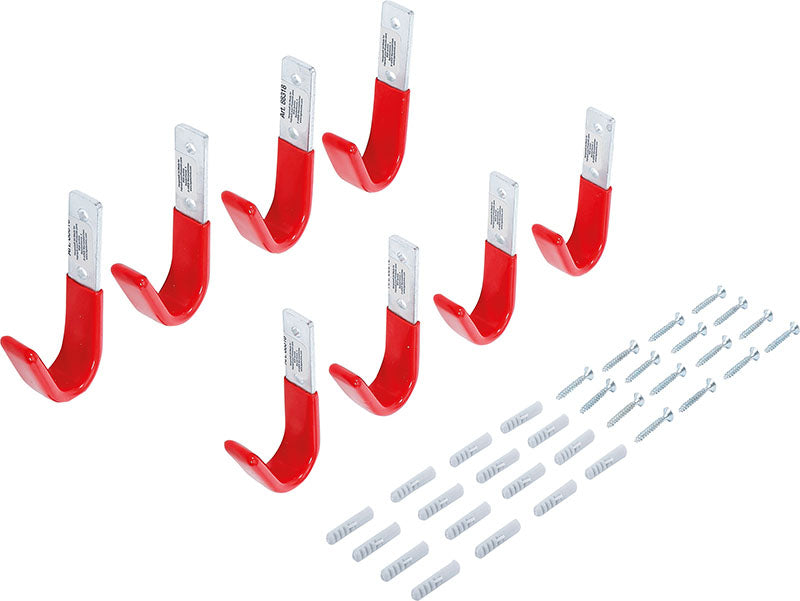 SET 8 PEZZI, GANCI DA PARETE BGS88318