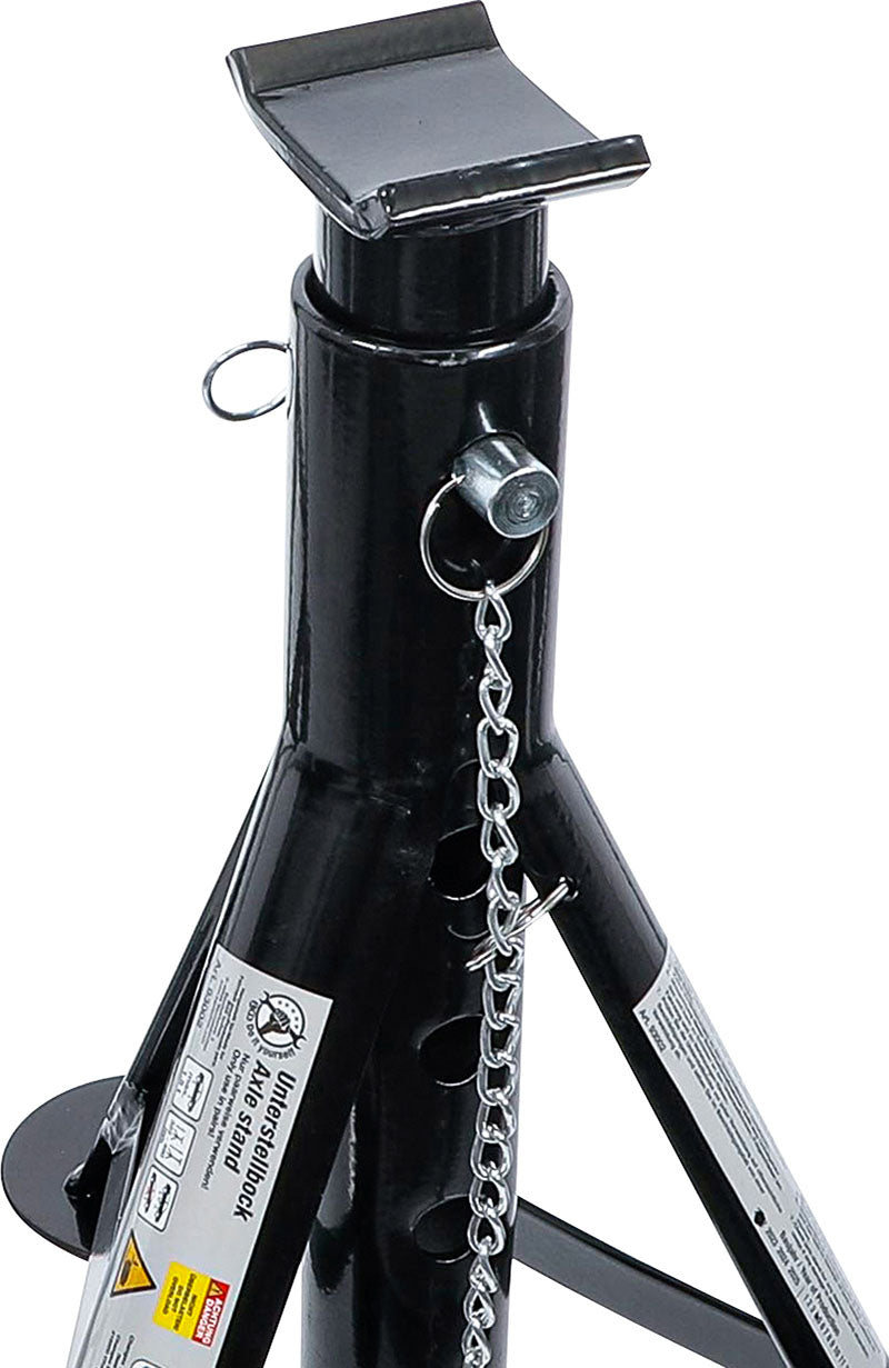 1 COPPIA COLONNETTE SOSTEGNO VEICOLI, PORTATA 1500 KG/ COPPIA, 322 - 490 MM BGS93002