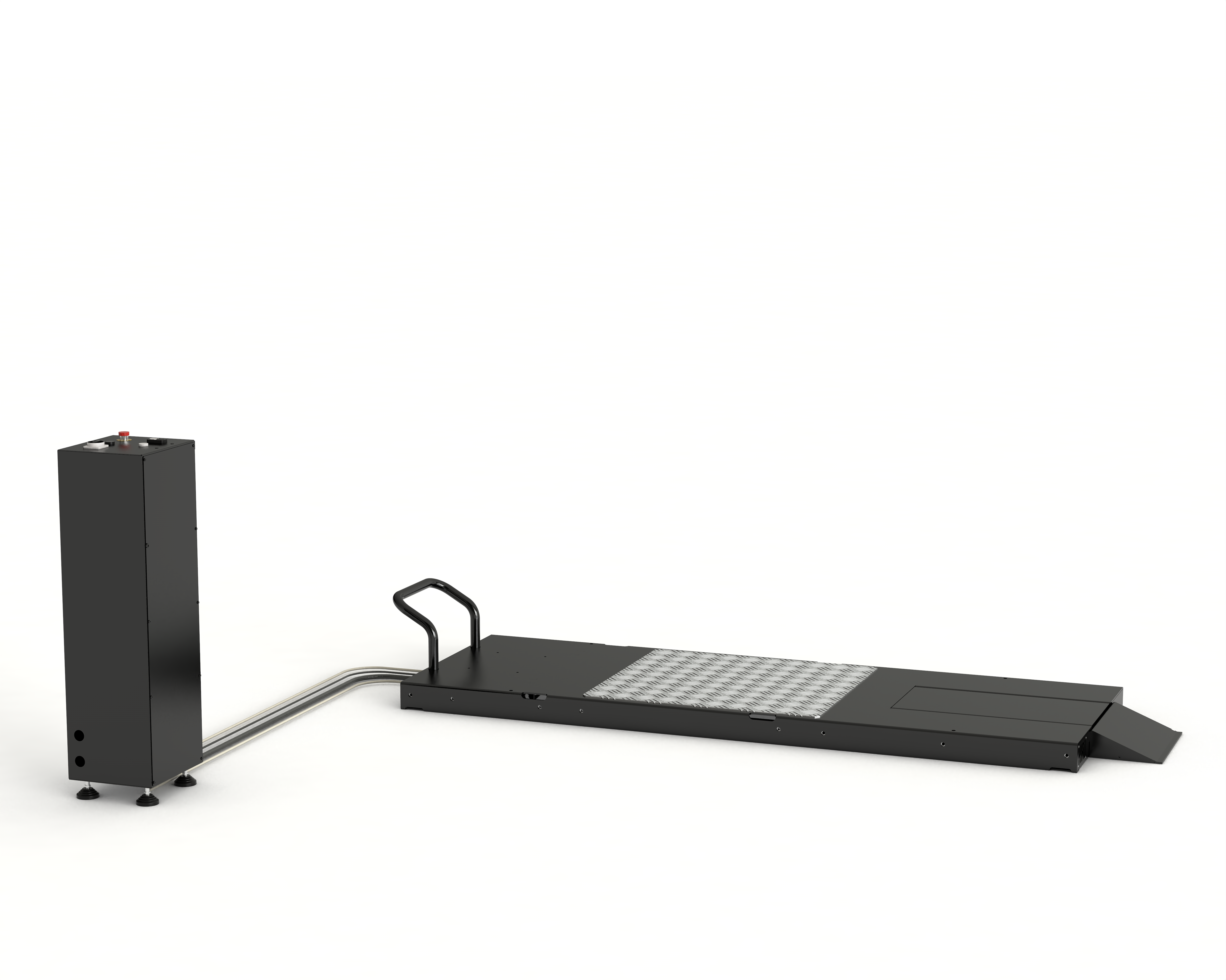 Ponte sollevatore MOTO ribassato 80mm portata 400kg elettroidraulico Workshopitaly Total Black