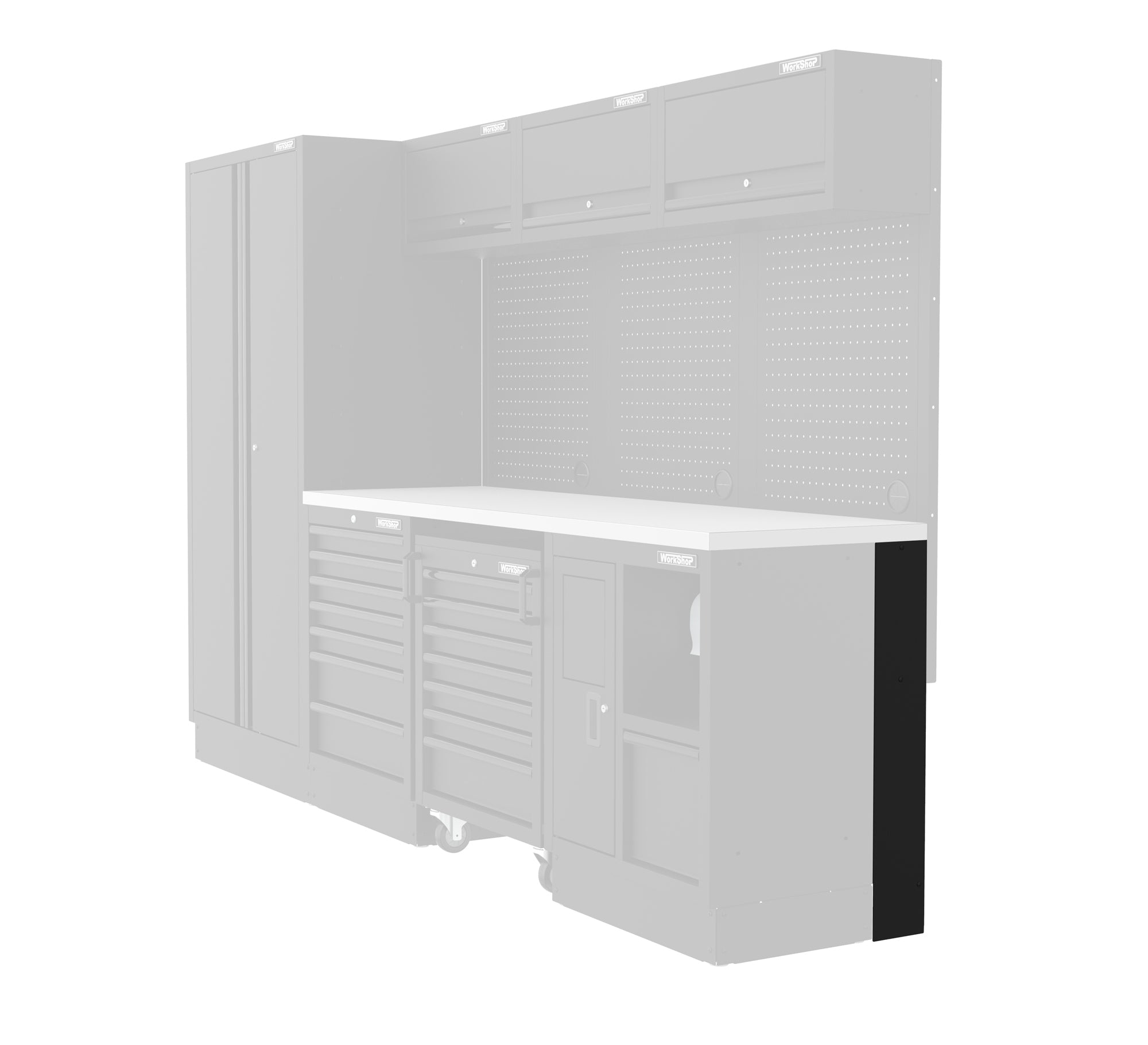 Pannello di chiusura MPS+ per Arredo Officina Workshopitaly PLUS