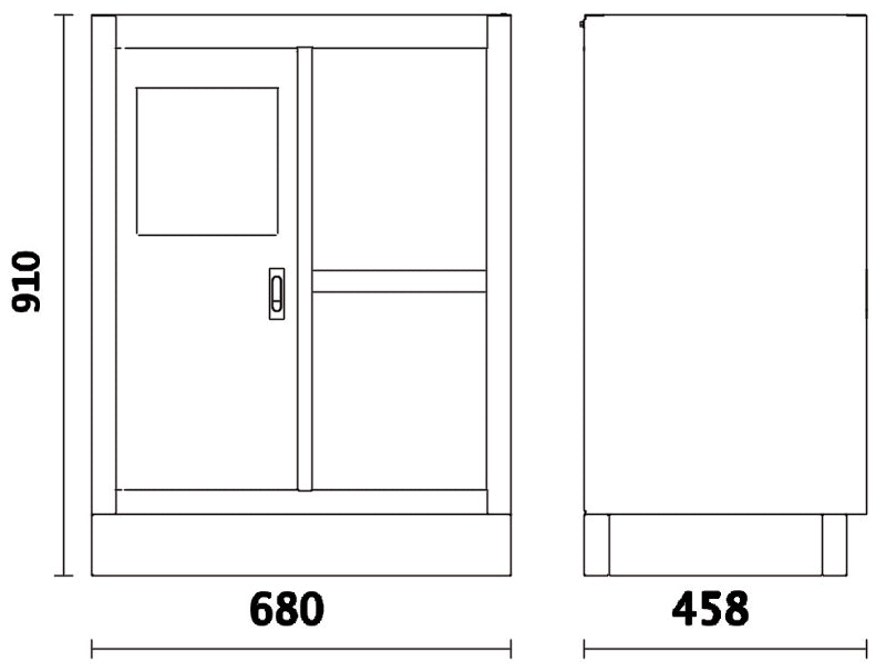 Modulo fisso di servizio per arredo officina C45PRO 2.0 Beta C45PRO 2.0 MS