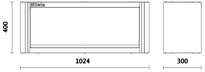 Pensile per arredo officina da 1 metro Beta C55PM