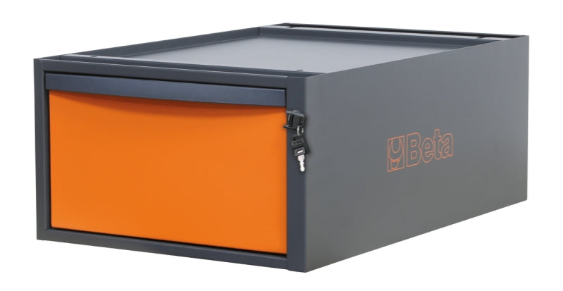 Cassettiera altezza 257 mm con 1 cassetto, per banchi componibili C58BC Beta C58CS 1C