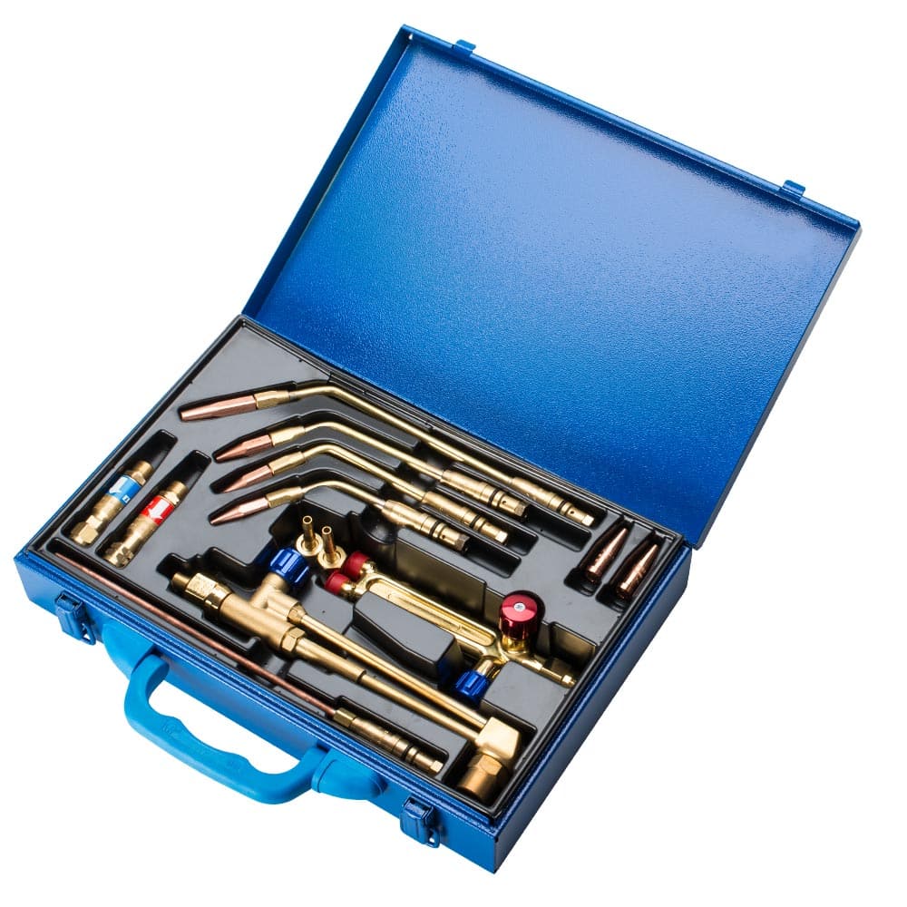 KIT IN CASSETTA MAXI ACETILENE SENZA RIDUTTORI Oxyturbo