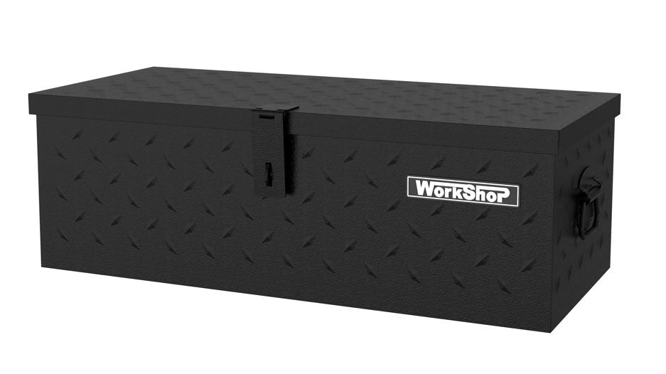 Cassa porta attrezzi Workshopitaly 775x345x257mm Total Black Lamiera Mandorlata