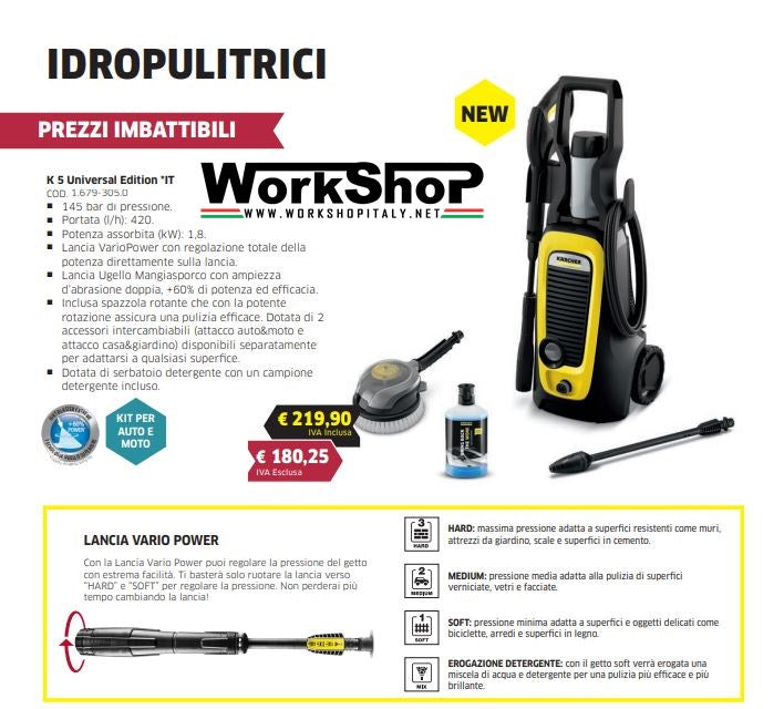 Idropulitrice Karcher K 5 Universal Edition 1.679-305.0