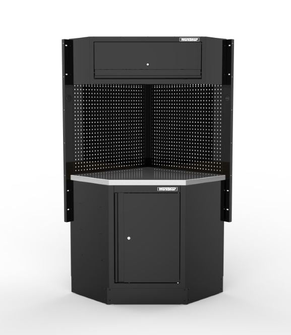 Mobile Angolare Arredo Officina Workshopitaly MPS Total Black Inox