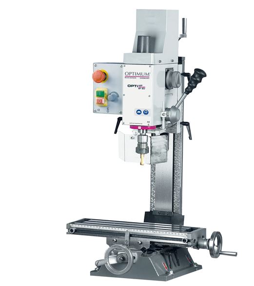 Trapano fresatrice Optimum BF 16 Vario di piccole dimensioni 500W 230V
