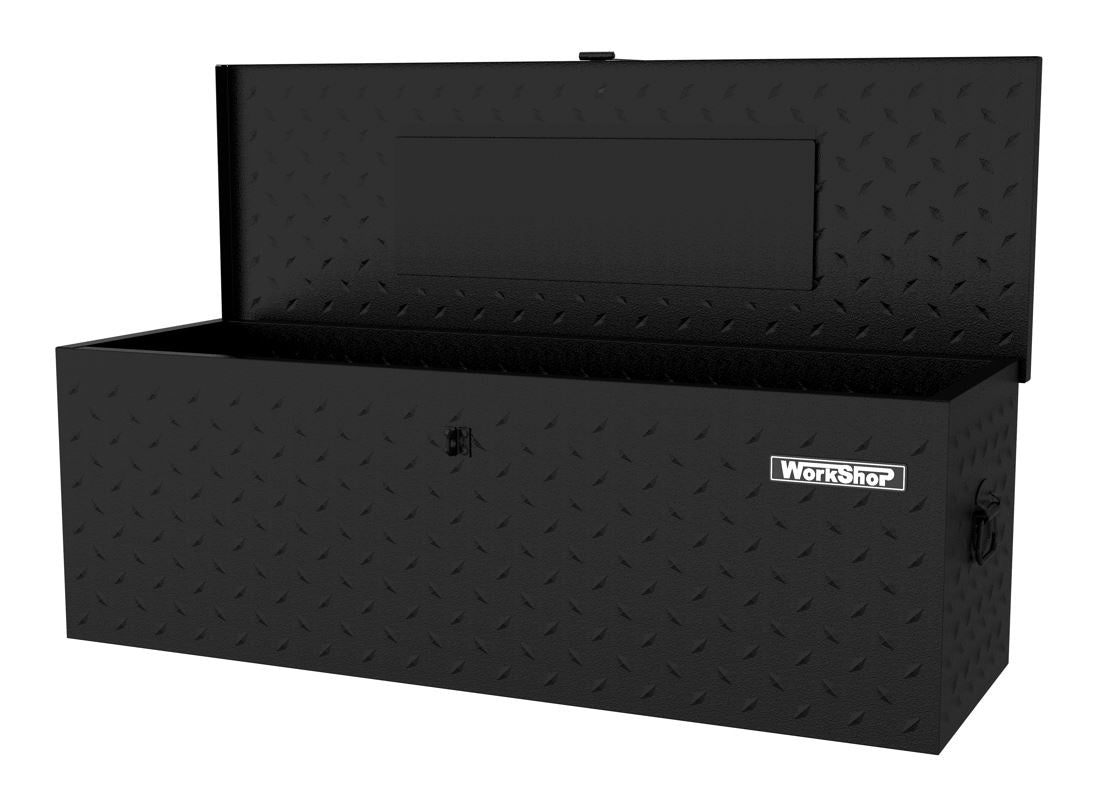 Cassa porta attrezzi Workshopitaly 1152x388x384mm Total Black Lamiera Mandorlata