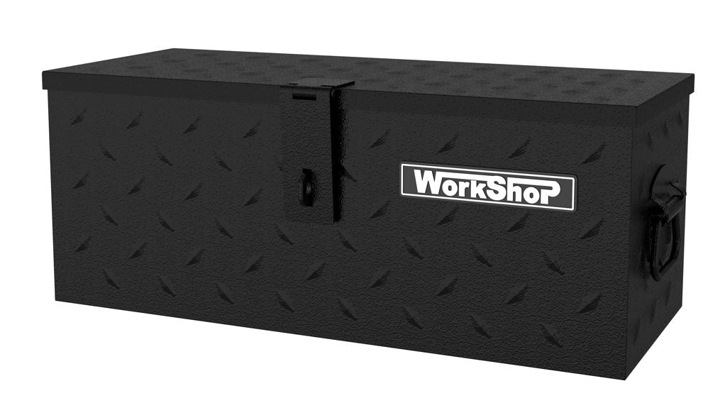 Cassa porta attrezzi Workshopitaly 552x226x219mm Total Black Lamiera Mandorlata