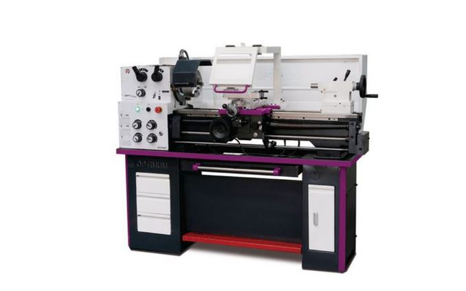 Tornio parallelo TH 3309 OPTIMUM con ingranaggi in bagno d'olio