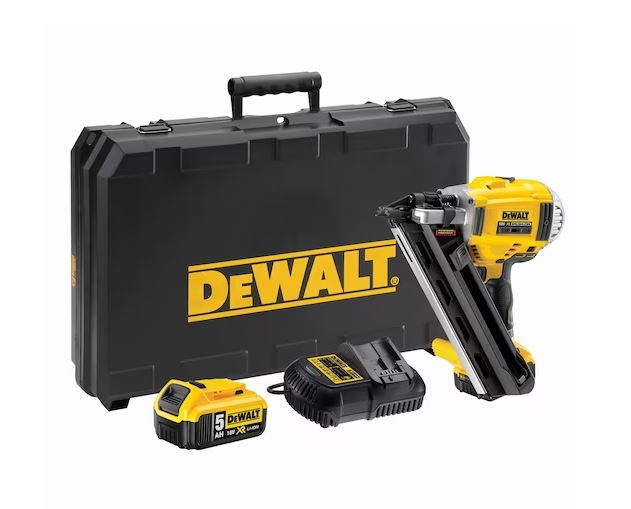 Chiodatrice 90mm XR Litio 18V 5.0Ah BRUSHLESS DeWalt DCN692P2-QW per legno