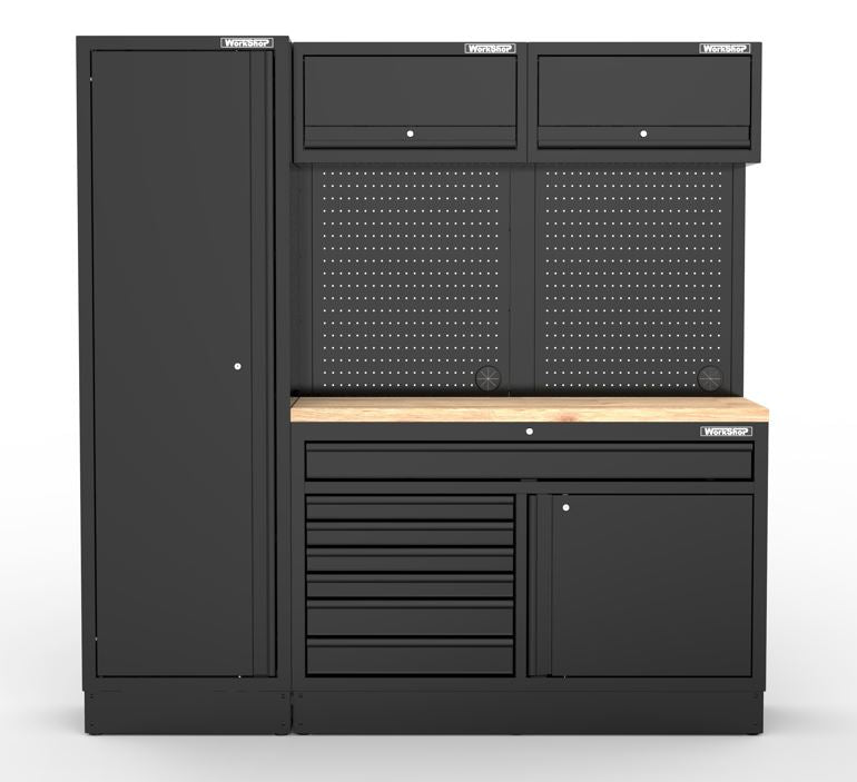 Arredo Officina Workshopitaly MPS 07 legno 2mt. Total Black