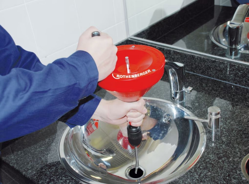 Apparecchio sturatore manuale ed elettrico ROSPI 8 H+E Plus 7,5 MT. ROTHENBERGER