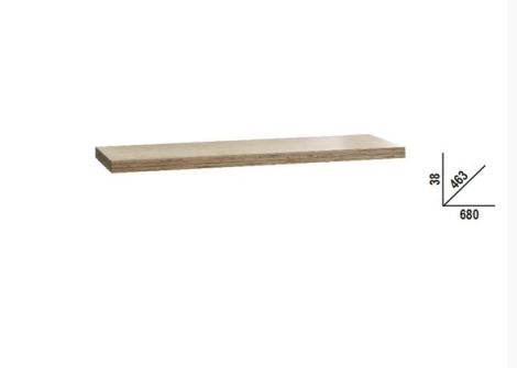 Piano Legno TOP RUBBER WOOD Arredo Officina Workshopitaly MPS 0,7mt.