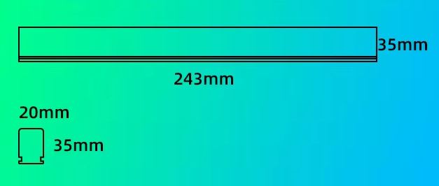 Luci Led Esagonali Car Detailing 2433x4840 con 14 esagoni luce fredda 6000K e telaio luminoso