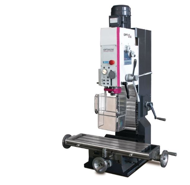 Trapano fresatrice Optimum MH 35V 1.5kW controllo elettronico della velocità