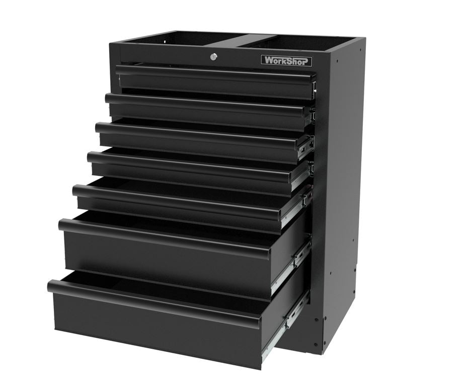 Mobile Officina Workshopitaly MPS con 7 cassetti Total Black