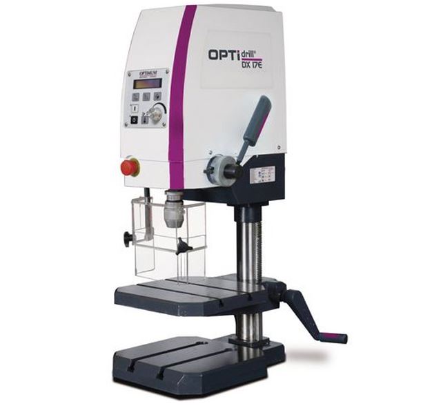 Trapano da banco Optimum DX 17E 1000W 230V a regolazione continua, 16mm