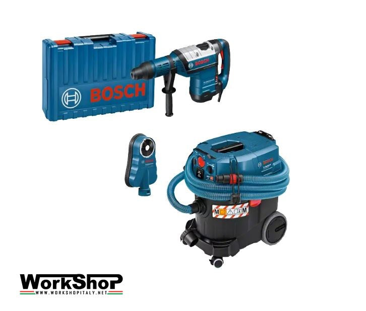 Demolitore Bosch GBH 8-45 DV + Aspiratore GAS 35 M AFC + GDE 68 PROFESSIONAL