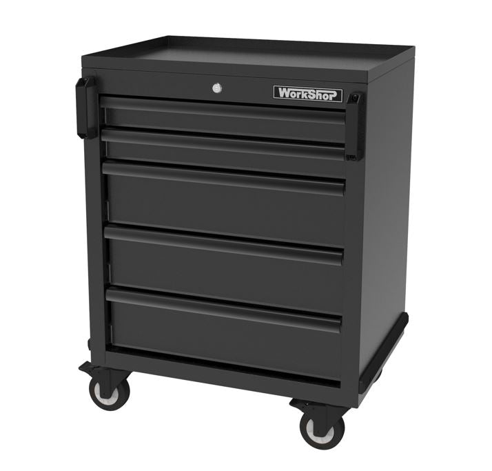 Carrello 5 Cassetti Workshopitaly Total Black MPS