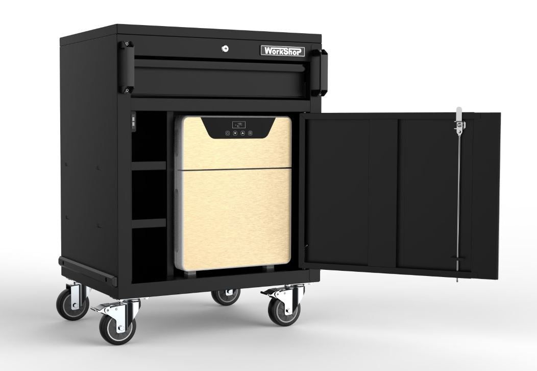 Carrello porta frigorifero Officina Workshopitaly MPS Total Black