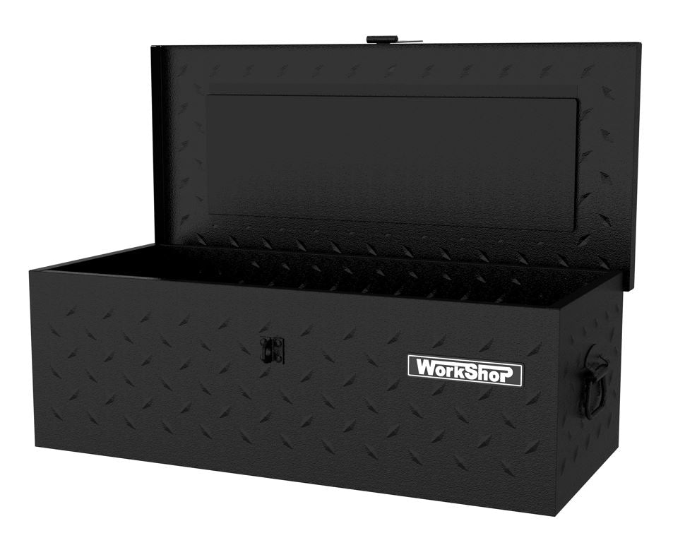 Cassa porta attrezzi Workshopitaly 775x345x257mm Total Black Lamiera Mandorlata