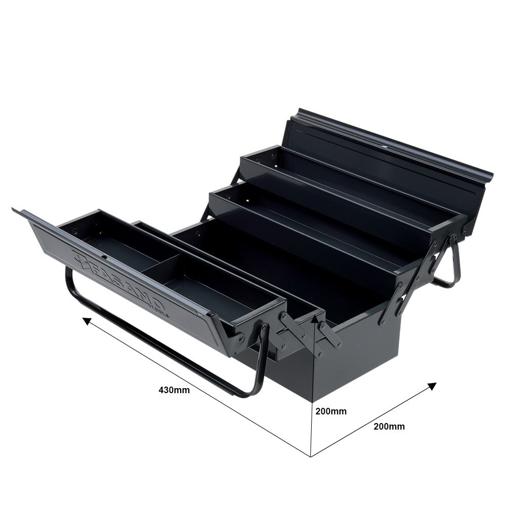 Cassetta portautensili Fasano Tools 5 scomparti FG 111/B corta