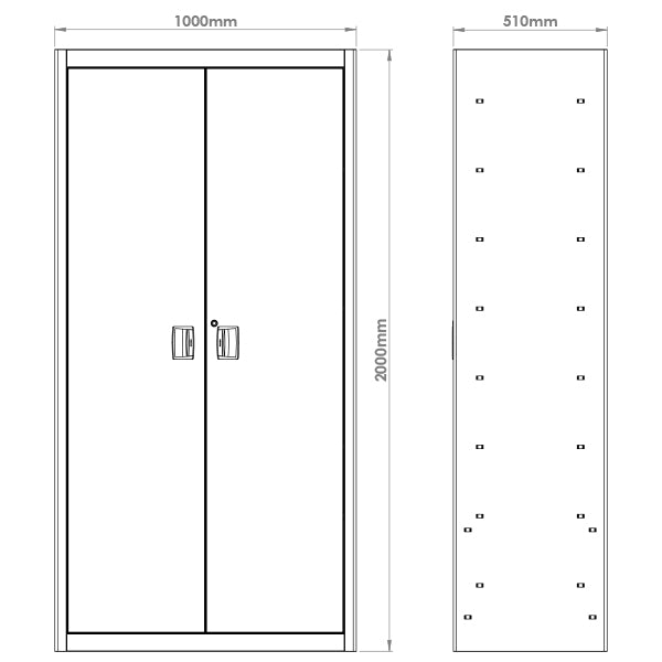 Armadio Arredo Officina Fasano Tools FG 118/AR2V