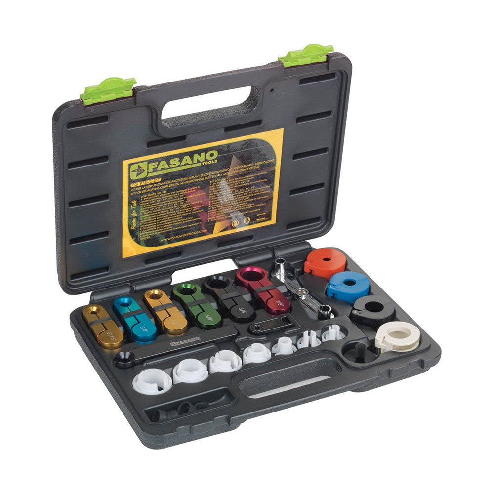 SET UTENSILI SEPARAZIONE RACCORDI IMPIANTI DI CONDIZIONAMENTO, ALIMENTAZIONE, LUBRIFICAZIONE Fasano FG 185/S27