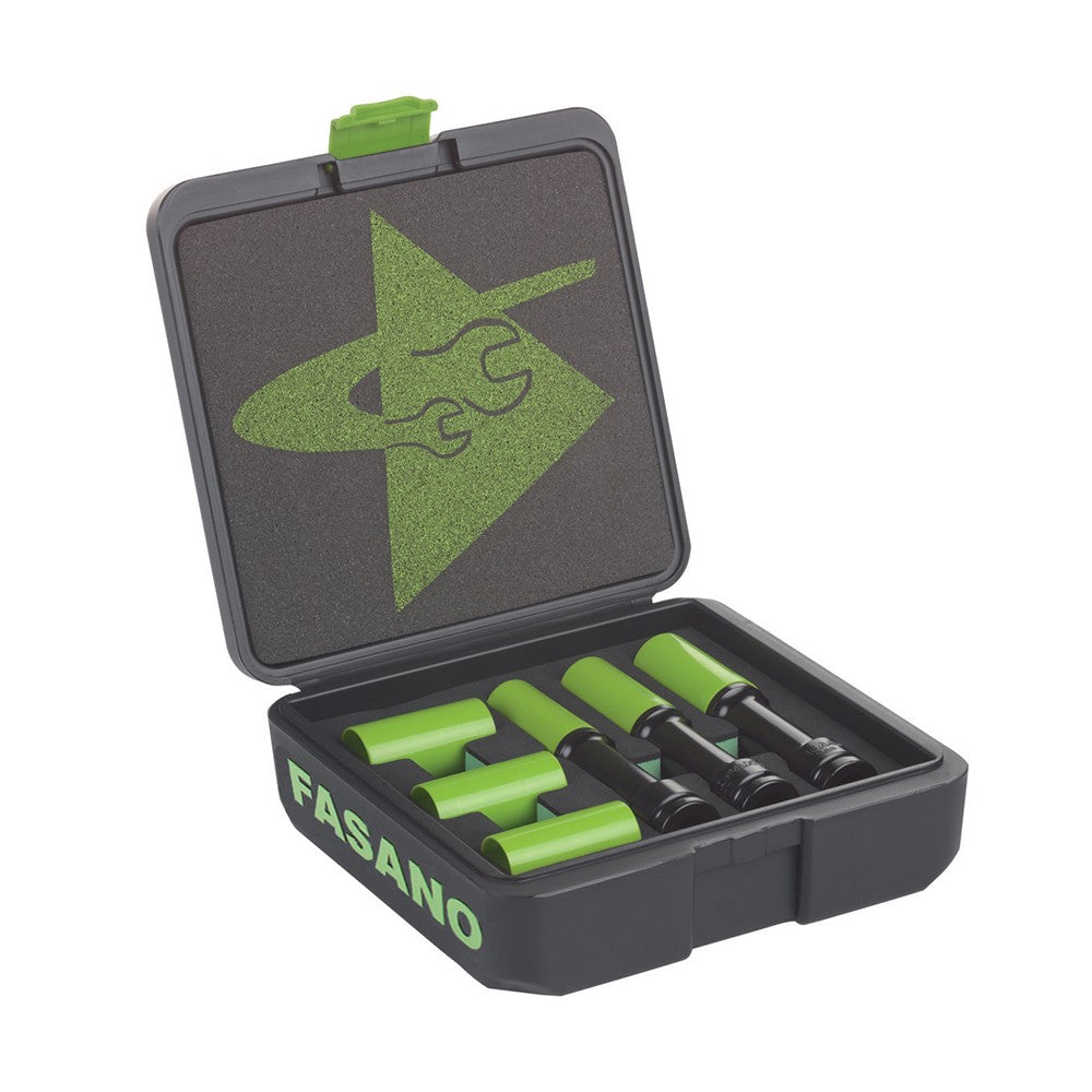 SET CHIAVI A BUSSOLA RINFORZATE PER CERCHI IN LEGA LEGGERA - MOD. LUNGO Fasano FG 628L/S3