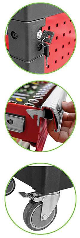 Carrello portautensili Fermec 7 cassetti 172 utensili FM53686